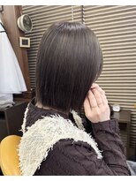 フレームヘア frame hair アッシュブラウン