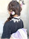編み込みツインテール