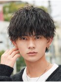 ツイストスパイラルパーマ縦落ちパーマウルフパーマ