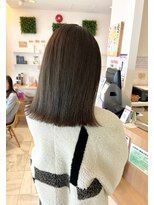 ビアンコ カーロ(Bianco caro)&nbsp;切りっぱなし/オリーブブラウン