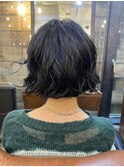 『２０代から６０代』ニュアンスパーマとカジュアルボブ