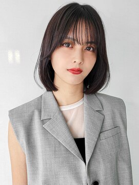 フェアレディ/ルガール 下北沢店(FAIRLADY/REGARD) 【透け感ダークモカブラウン×シアーボブ】