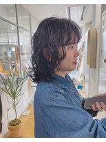 ツナグ(tsunagu) ミディアムパーマ、ゆるめパーマ