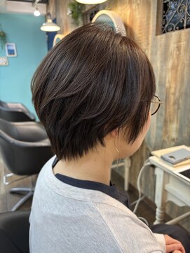 ブレス ヘアアンドスパ 湘南台(bless hair spa) 耳にかけても素敵なショート