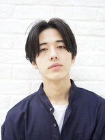 メンズヘアトーキョー(MEN'S HAIR TOKYO)&nbsp;センターパート/ソフトツーブロック/黒髪