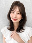 エアリーカール前髪ナチュラルカールうるツヤデジタルパーマ