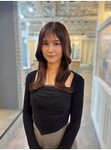 #プルエクステ#エクステ#ブラウンカラー