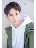 小久保styleフェザーパーマフェザーショートグレーエンドカラー