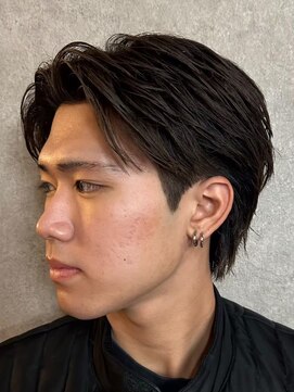 ノーエン(noen) 佐賀シャドウパーマニュアンスパーマメンズマッシュフェード