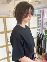 ビビディ バビディ ブー 河原町三条店(Bibbidi.bobbidi.boo)&nbsp;レイヤーボブ顔まわりレイヤー切りっぱなしボブ