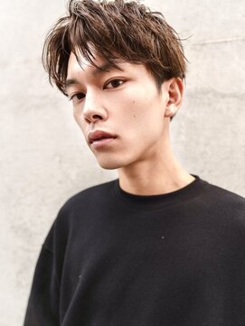 ミラバイグリーン(Mira by green) メンズパーマ/メンズカット/ツーブロック/爽やかメンズショート