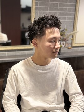 ジェイソンバーバー 2nd(JASON BARBER) テーパーフェードブッダパーマ