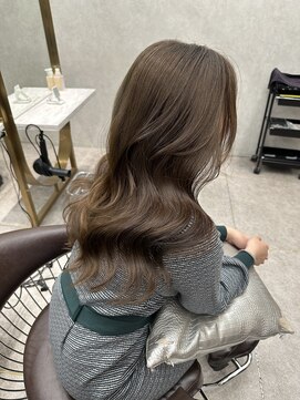 ロンド マーレ 天神大名店(Lond mare) 黒髪/オリーブグレー/小顔/ココアベージュ/レイヤーカット