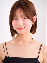 リトル ポルト 三宮(little×PORTO) 小顔見えシースルーバング×王道ナチュラルボブ
