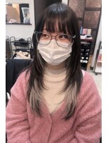 サロンドフィール(Salon de feel)&nbsp;レイヤーカット/大人可愛い/ミディアム/ダブルカラー