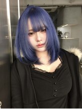 イル 天神大名店(ill)&nbsp;【ill】ブルーラベンダー 綾波レイ風カラー（天神/大名）