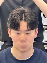 メンズヘアセンス 渋谷(MEN'S HAIR SENSE)&nbsp;ニュアンスパーマ/センターパート/メンズ/眉毛/フェザーパーマ