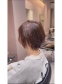 縮毛矯正×ショートスタイル小顔