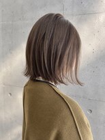 ライフ 湘南台(Life)&nbsp;透明感グレージュ×切りっぱなしボブ