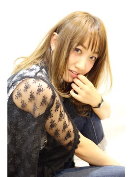 ヘアデザイニング アヴァンセ(HAIR DESIGNING Avance) 【Avance】ナチュラルキュートなシースルーバング@田中康喜