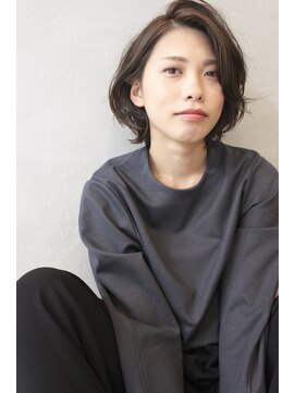 ソルト(Salt) 大名<Salt>小顔になれる大人パーマボブ×プラチナアッシュ1