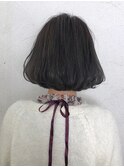 【韓国風】20代30代◎ダークカラーボブでガーリースタイル♪