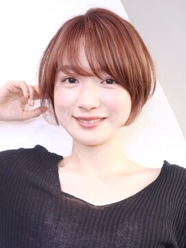 アイティー バイ アルバム 浦和店(IT by ALBUM) ナチュラルショート_ココアブラウンフリンジウェーブ_46879