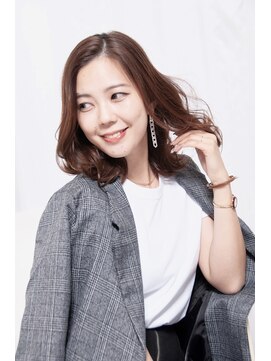 エフ アヴェダ 木の葉モール橋本(F AVEDA) 艶カラーでくびれ大人フェミニン