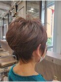 リフトアップ効果あり 小顔ショート