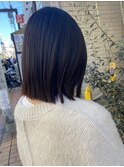 切りっぱなしボブ