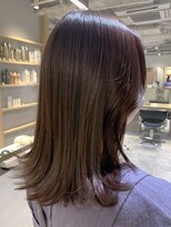 エレノア スパアンドトリートメント 銀座店(Eleanor) 上品ツヤ色シンプル外ハネくびれミディ【イルミナ】