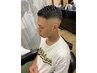 フェードカットコース　お顔全体のシェービング込み