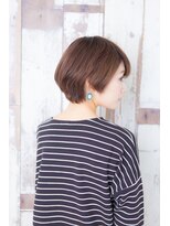 スパイス(SPICE) 30代40代大人可愛い丸みボブ×カシスブラウン