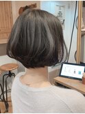 ショートボブ/イメチェン/フルバング/似合わせカット銀座/日比谷