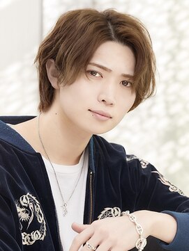 アンフィニー 銀座(ANFINI) 男のセクシーさメンズミディアム柔らかいカラーアッシュベージュ