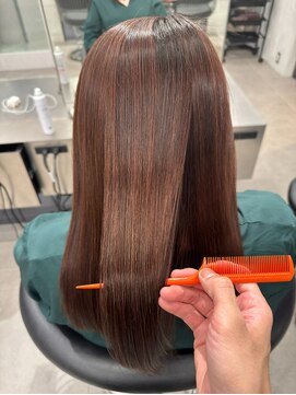 アース 鶴見店(HAIR&MAKE EARTH) 乾かすだけ♪美髪矯正【右スワイプ→before】