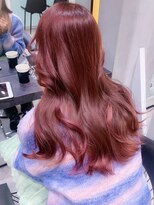 ロンドエニカ 大宮(Lond enika)&nbsp;前髪パーマアッシュカラーレイヤーロンググレーベージュ[大宮]