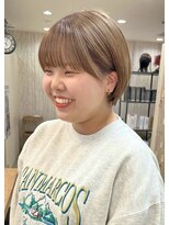 ソソ(soso)&nbsp;【soso 伊勢田】丸みショートボブ【横浜/ブリーチ】
