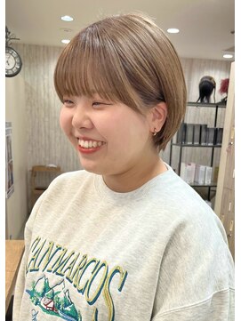 ソソ(soso) 【soso 伊勢田】丸みショートボブ【横浜/ブリーチ】