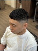 【フェードスタイル】濡れパンクロップメンズスタイル