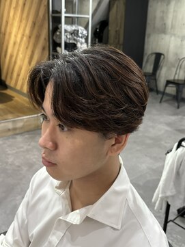 ビカムメンズヘアー 栄店(become men's hair) 毛流れカルマセンターパート