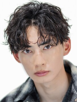 オーシャントーキョー 原宿(OCEAN TOKYO) 波巻きパーマメンズツイストスパイラルパーマセンターパート