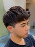 【気分を上げるヘアカラー】カラーオール＋カット＋眉カット　￥8,530