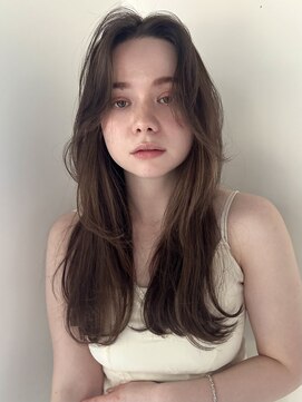 ディッセンバー 神宮前(December) ミディアム/ブラウン/顔まわりレイヤー/ボブ