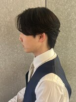 ニアウ 高崎店(Niau)&nbsp;メンズセンターパートニュアンスフェザーパーマ群馬高崎眉毛韓国