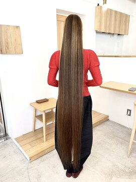 ヒビト 恵比寿 渋谷(HIBITO.) 髪質改善カラー　アッシュベージュ　ストレートヘア　縮毛矯正