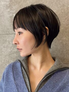 ピークアブー 原宿ハラカド(PEEK-A-BOO) 大人クールショート/絶壁ゼッペキ解消/癖毛くせ毛黒髪ボリューム