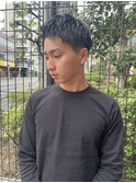 波巻きツイストスパイラルパーマ/フェザーパーマ/眉毛/メンズ