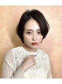 大人ショートボブ