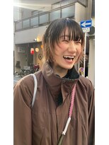 エンドリンク(endlink)&nbsp;グレージュミニウルフレイヤーカットショートヘアハイライト